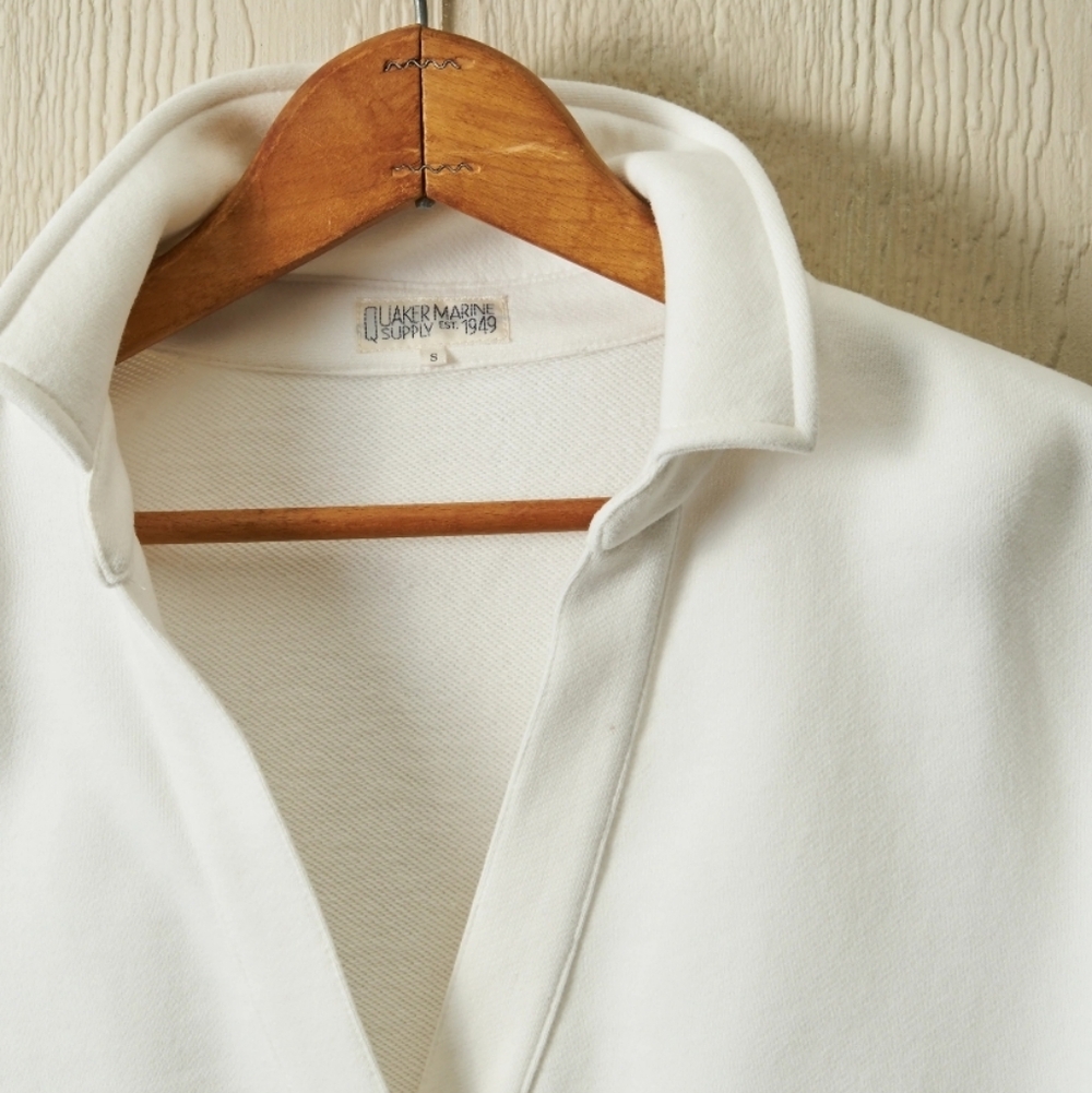 NWT Quaker Marine Supply Inlet Short Sleeve Polo Shirt White Medium Women's